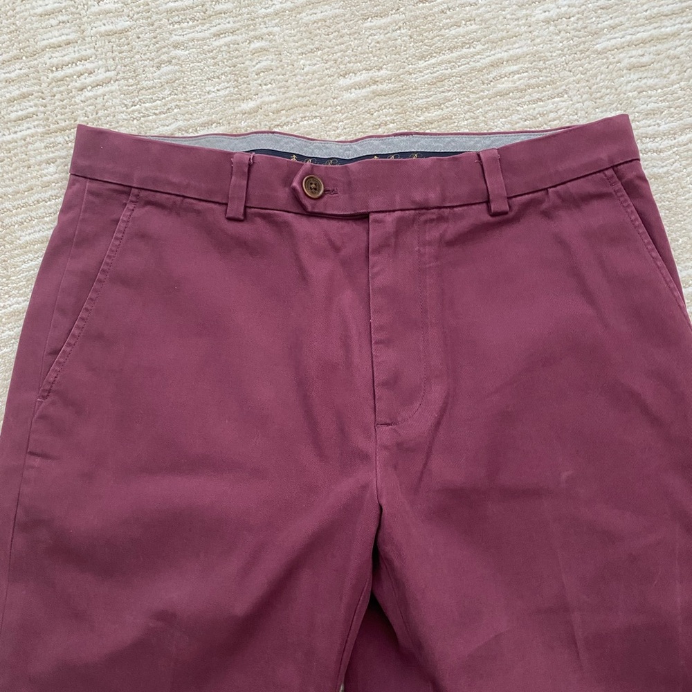 Brooks Brothers Cranberry Chino Pant